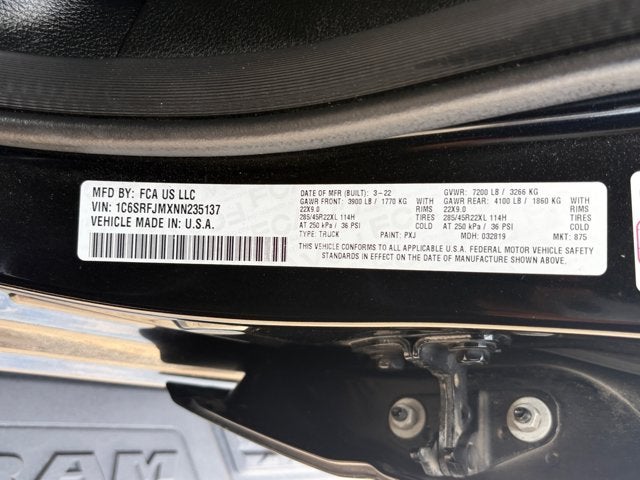 2022 RAM 1500 Laramie