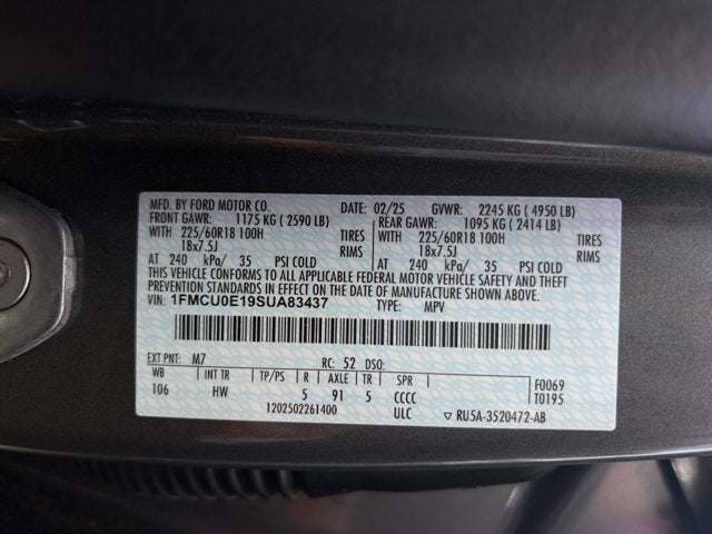 2025 Ford Escape PHEV