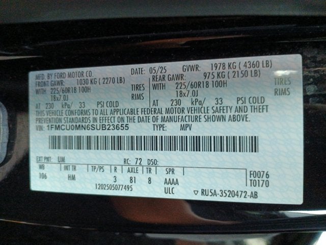 2025 Ford Escape ST-Line