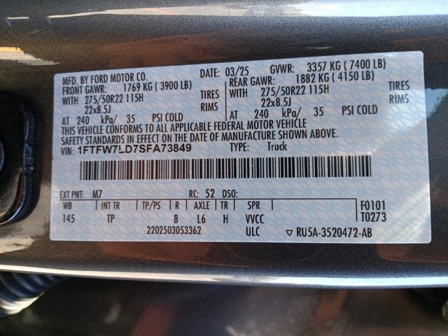 2025 Ford F-150 Platinum PowerBoost