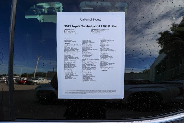 2023 Toyota Tundra 4WD 1794 Edition Hybrid