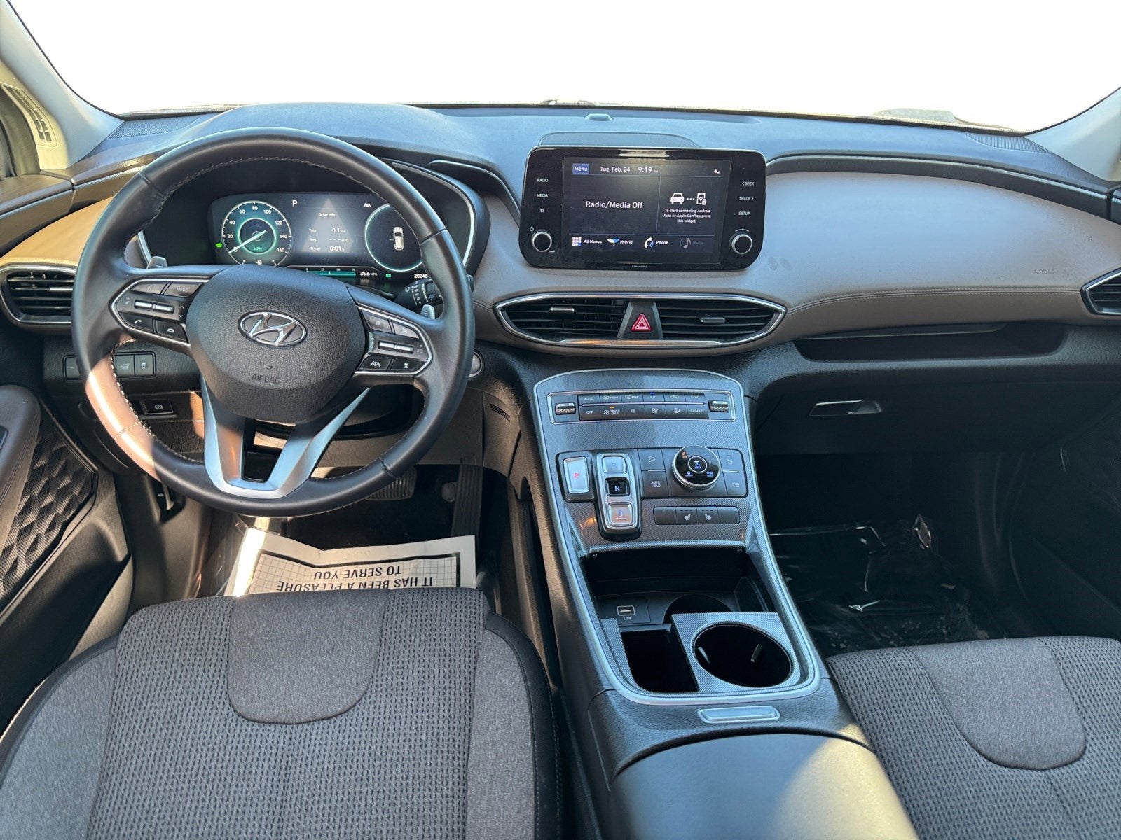 2021 Hyundai SANTA FE HYBRID Blue