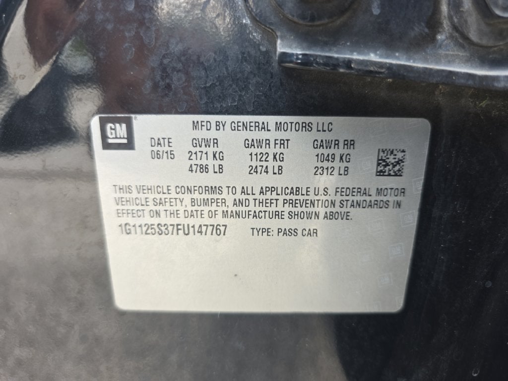 2015 Chevrolet Impala LT 2LT