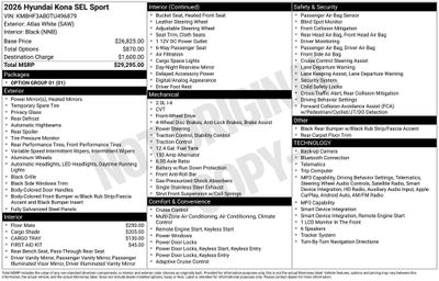 2026 Hyundai KONA SEL Sport