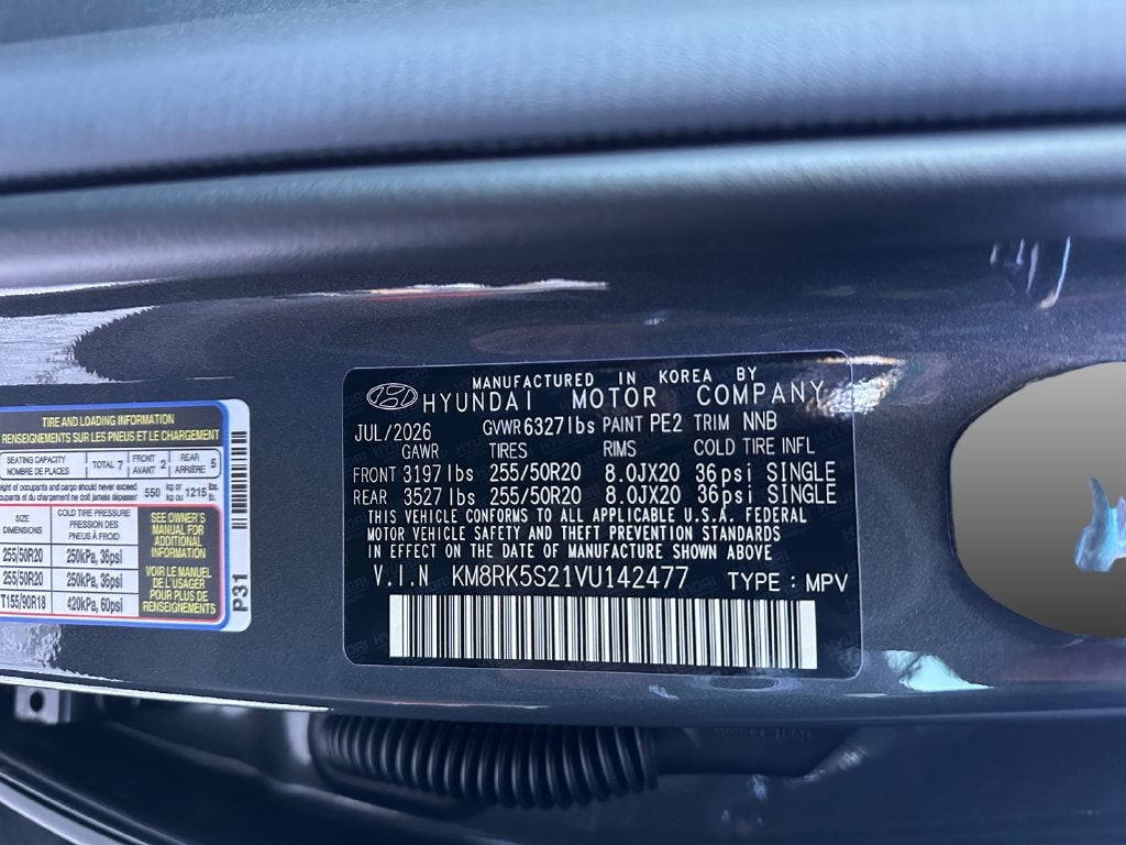 2027 Hyundai PALISADE Limited