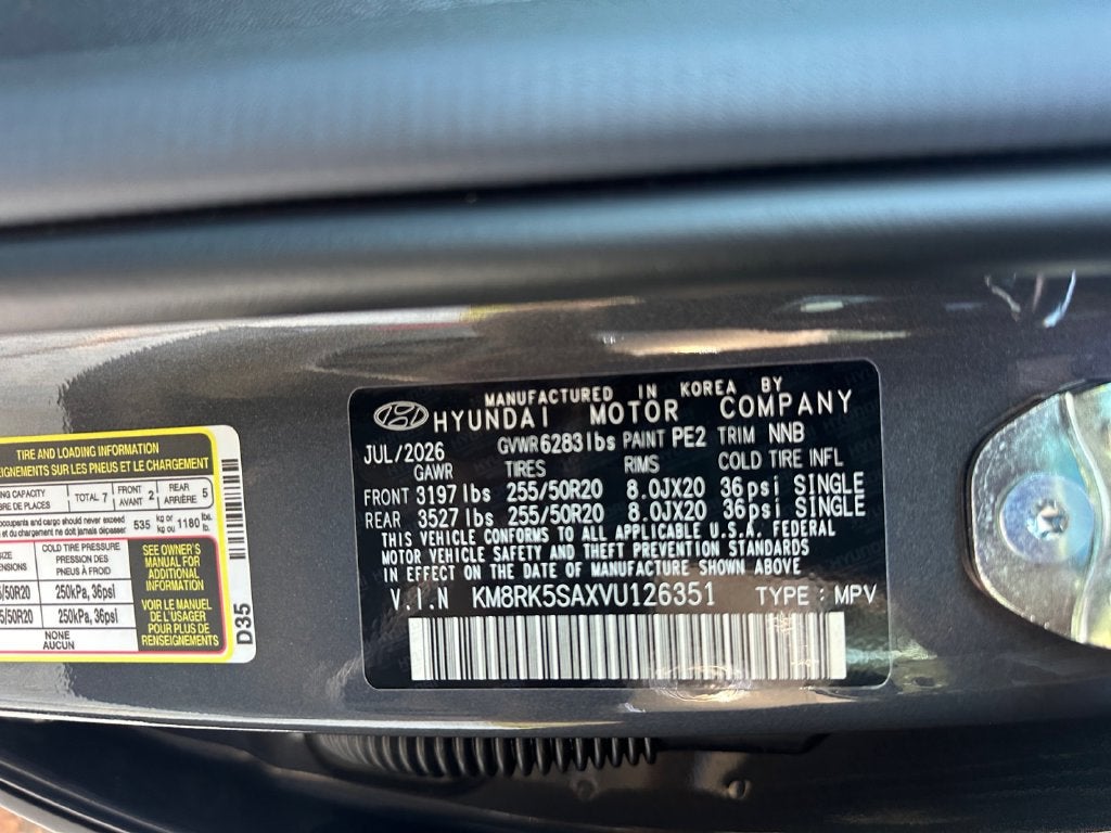 2027 Hyundai PALISADE HYBRID Limited