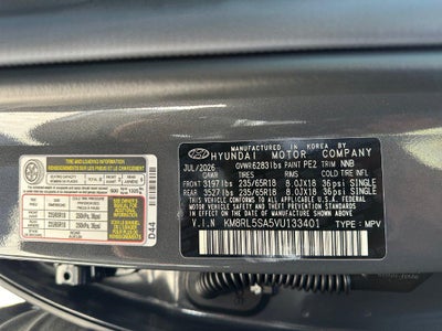2027 Hyundai PALISADE HYBRID 8P BLUE SEL