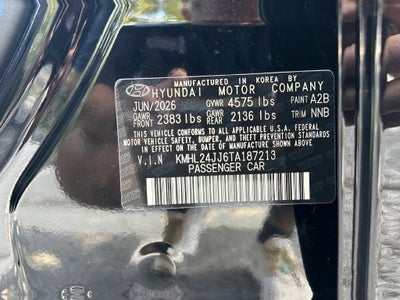 2026 Hyundai SONATA HYBRID Blue