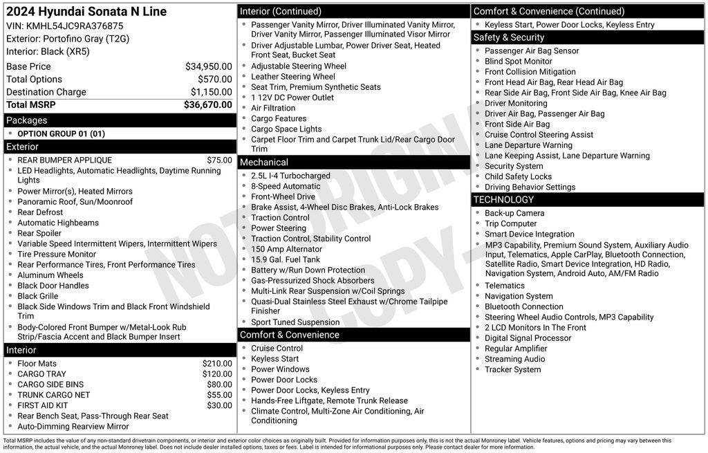 2024 Hyundai SONATA N Line