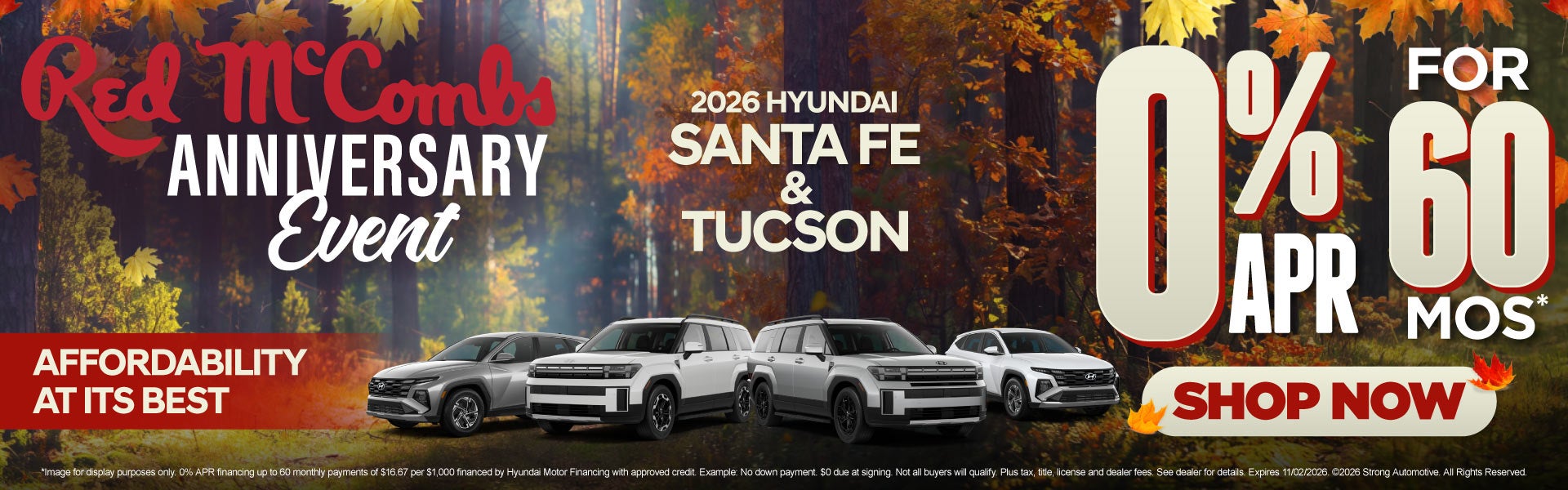 2026 hyundai santa fe and tucson
