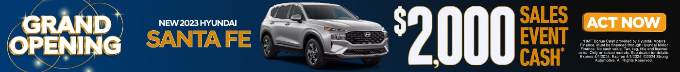 2024 Hyundai Santa Fe - $2,000 sales event cash*